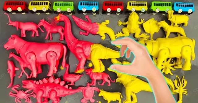 Gioco di dinosauri da colorare